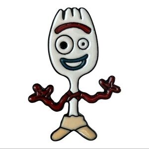 Forky Toy Story 4  Lapel Pin Pixar Enamel